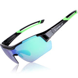Polarized Outdoor sunglasses with three color pairs including prescription glasses frame