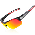 Polarized Outdoor sunglasses with three color pairs including prescription glasses frame